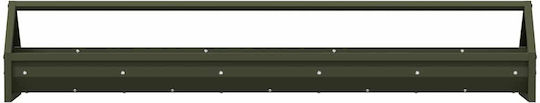 vidaXL Chicken Feeder Trough Olive Feeder for Chickens and Poultry with Capacity 3.93kg 108x20.5x20cm.