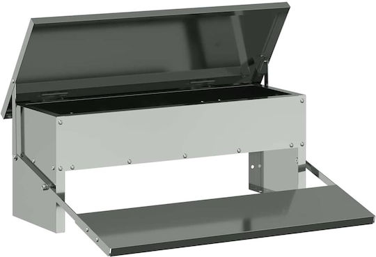 vidaXL Huhn Futtermittel mit Kapazität 2.07kg 48.5x39.5x19cm.