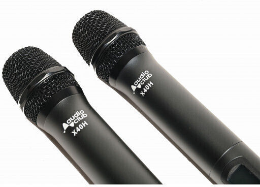 Audio Club X402 Wireless Handheld Microphone Set for Vocals