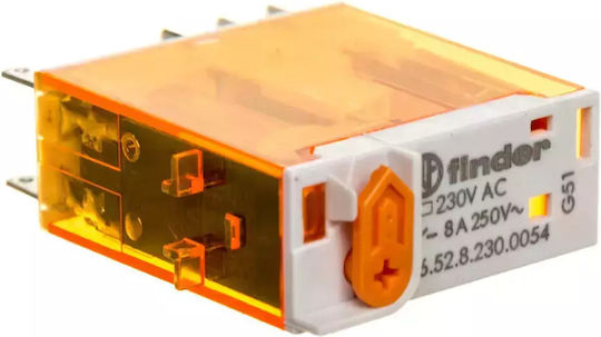 Finder Bipolar Buton de comutare 8A