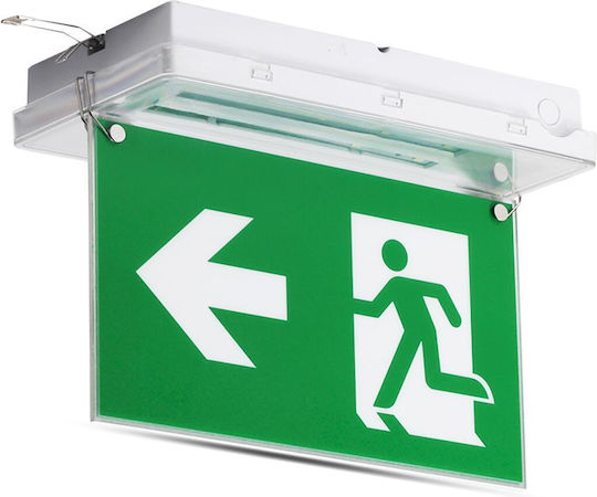 Geyer Σήμανση Led Φωτιστικό Ασφαλείας Le-212 Ps Exit Board