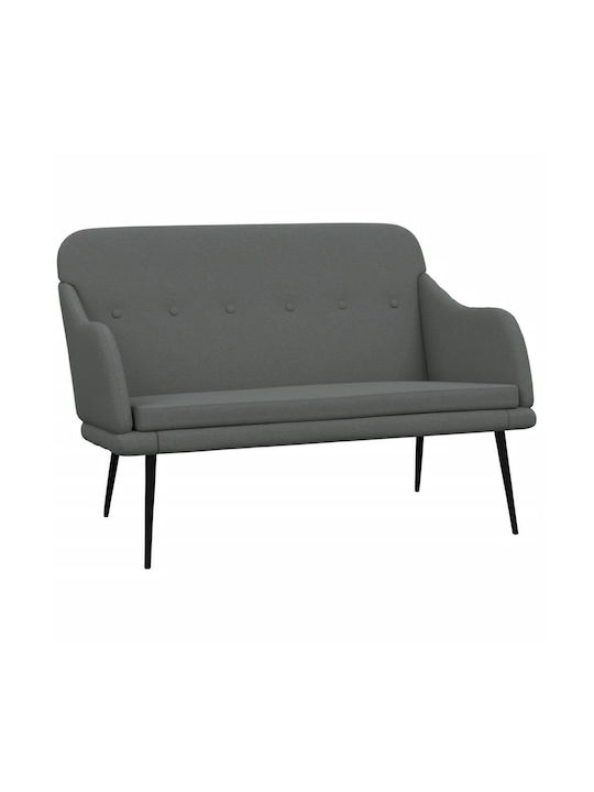 Canapea Cu Două Locuri Gri Închis 110x76x80cm
