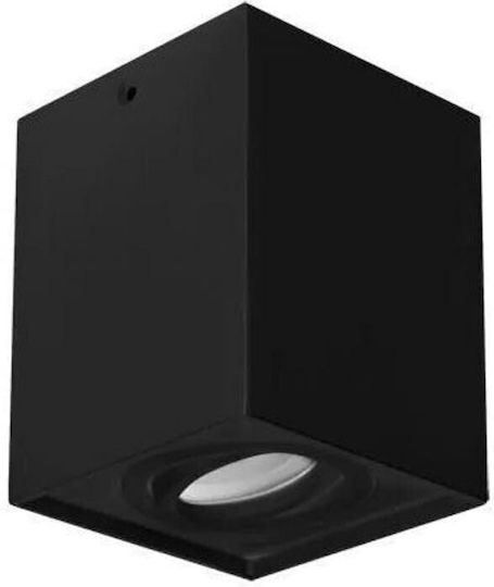Struhm Einzel Spot mit Fassung GU10 in Schwarz Farbe
