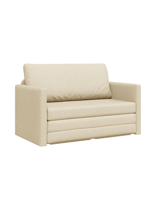 Canapea Cu Două Locuri Pat Crem 124x71x78cm