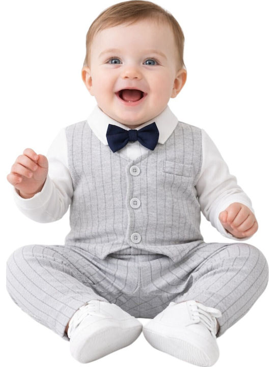 TakTakBaby Babystrampler Langärmliges Gray