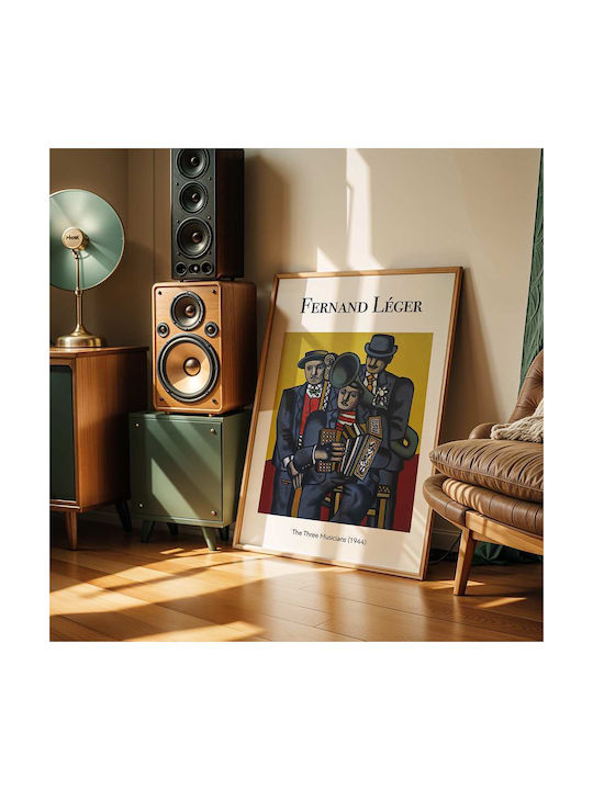 Poster Fernand Leger Three Musicians Art131 50cm X 70cm