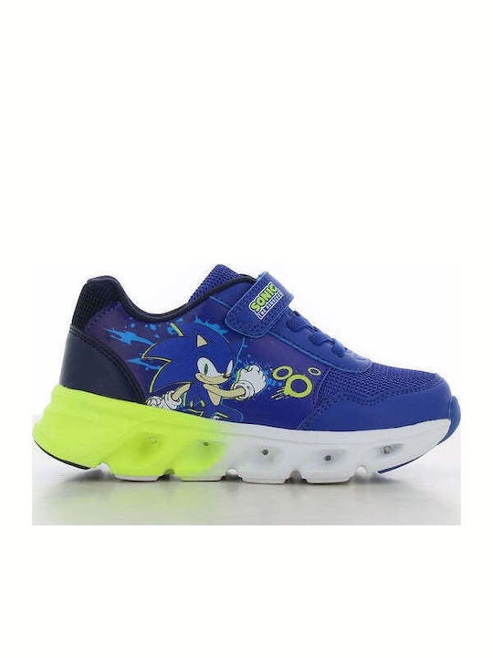 Sonic Kinder Sneaker mit Bügel- und Schleifenverschluss Blau
