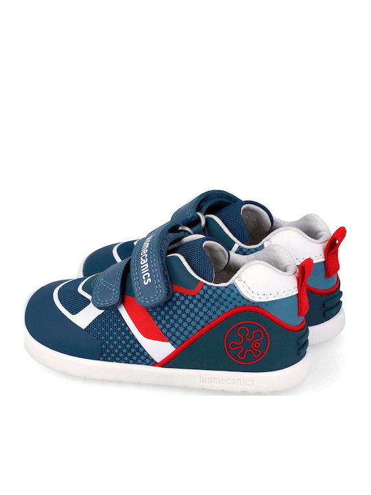 Παιδικά Sneakers Ανατομικά με Σκρατς Μπλε