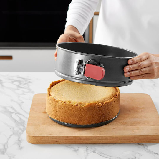 Lekue Bakeware Tin For Cake Round Ceramic With Removable Bottom 20x20cm
