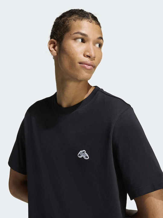 M S T-shirt Μαύρο
