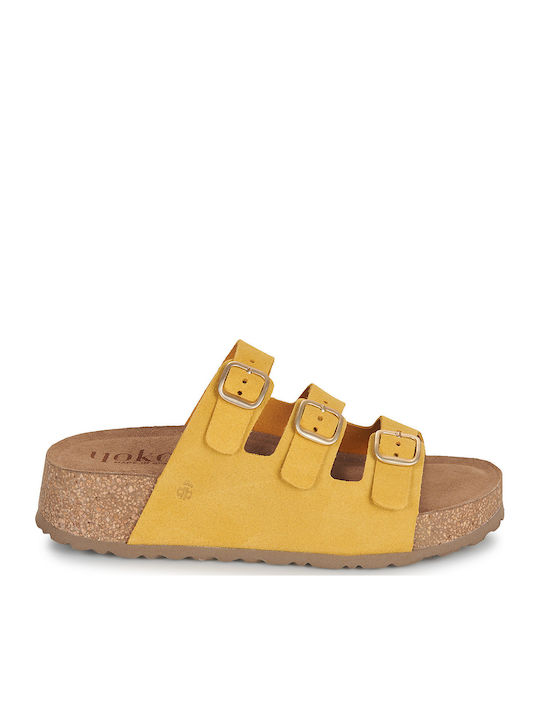 Tunez Women's Flat Sandals Yellow