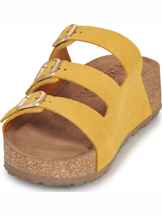 Tunez Women's Flat Sandals Yellow
