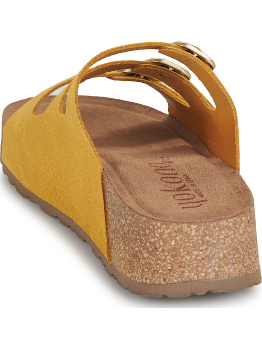Tunez Women's Flat Sandals Yellow