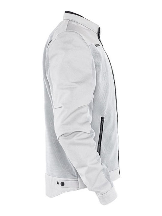 John Doe Aero Mesh Summer Men's Riding Jacket Artic White