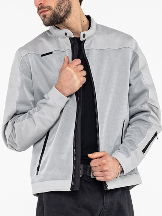 John Doe Aero Mesh Summer Men's Riding Jacket Artic White