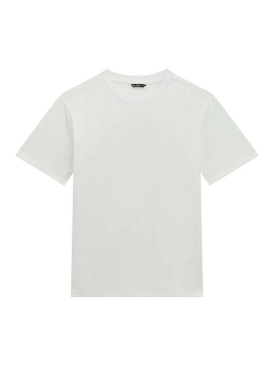 Guess Kinderoberteile T-Shirt Weiß Core