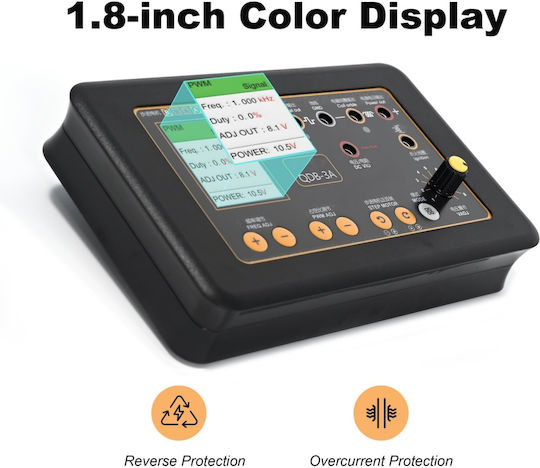 Tester Actuator Auto Qdb-3a – Simulator Driver Pwm 12v/24v Ecran Color 1.8" Măsurare Tensiune Rezistență Test Bobină Injector Motor Pas cu Pas