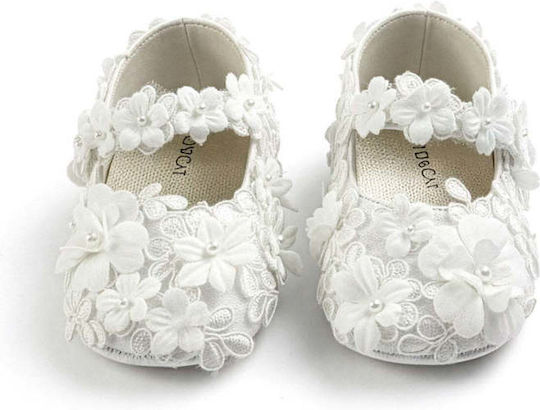 Designer's Cat Christening Leather Pumps White 0100L0KO0100036