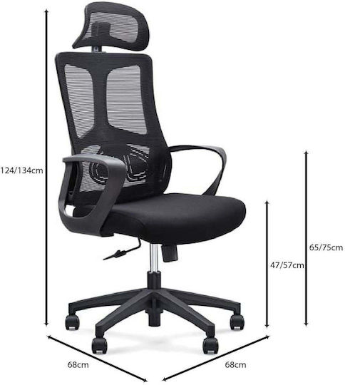 Cf8600 Scaun De Birou De Director Negru