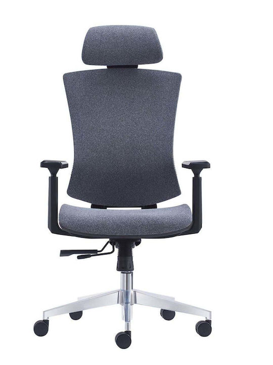 Executive Office Chair with Arms Gray