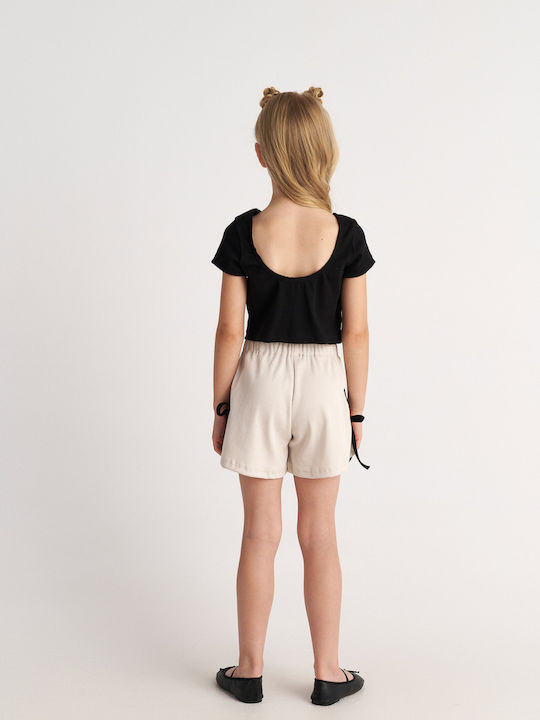 Kids Set with Shorts Summer 2pcs Black