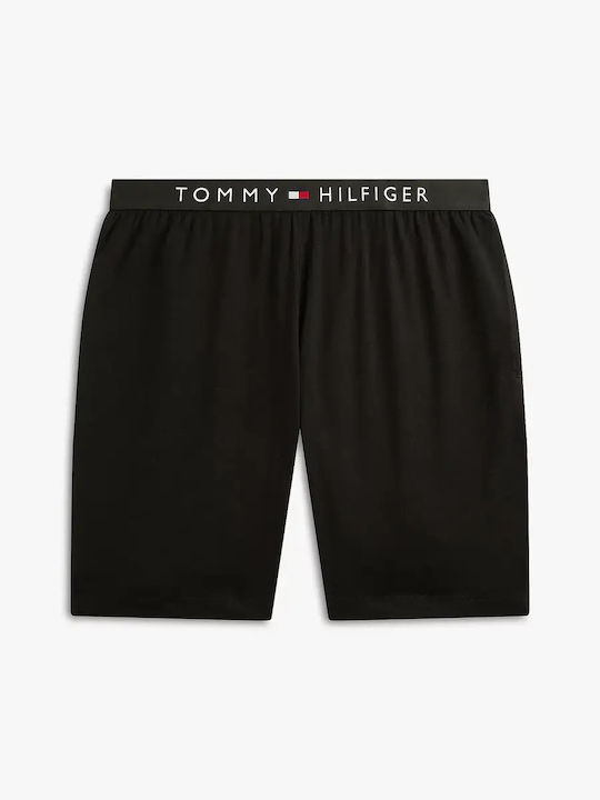 Tommy Hilfiger Sommer Herrenpyjama Bermuda Schwarz
