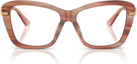 Dolce & Gabbana Herren Brillengestelle mit Rezept Rot DG3439 3473