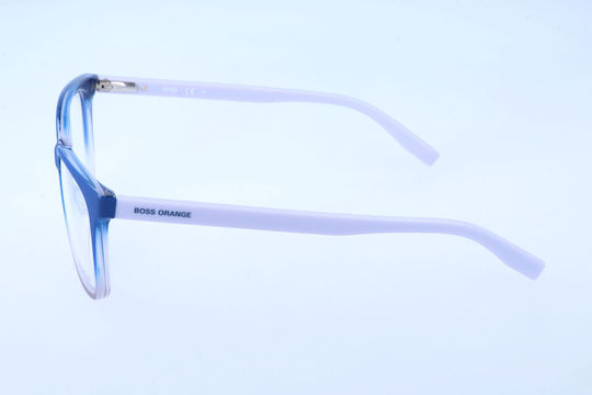 Damen Brillengestelle mit Rezept Boss Bo-0252-sww Linse Brücke Tempel 53 16 140 mm