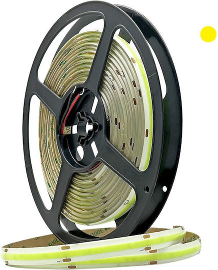 Geyer Waterproof LED Strip 24V Yellow Light 5m Type COB