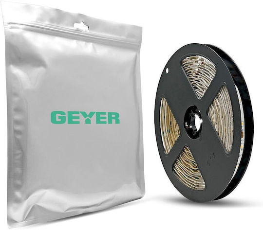 Geyer Bandă LED 12V Alb Cald Lumină 5m Tip SMD2835