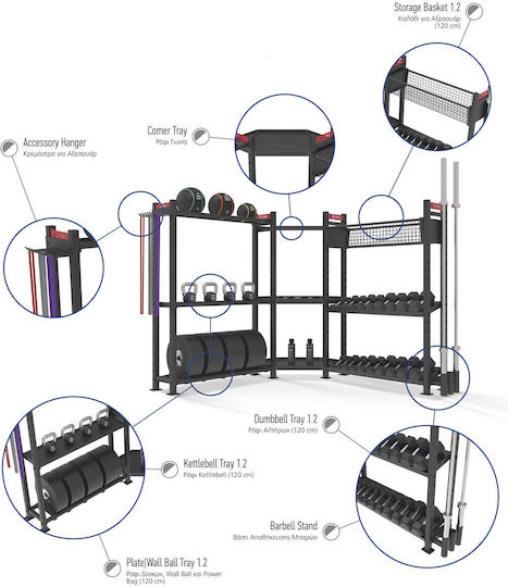 AMILA Weight Stand for Medicine Balls