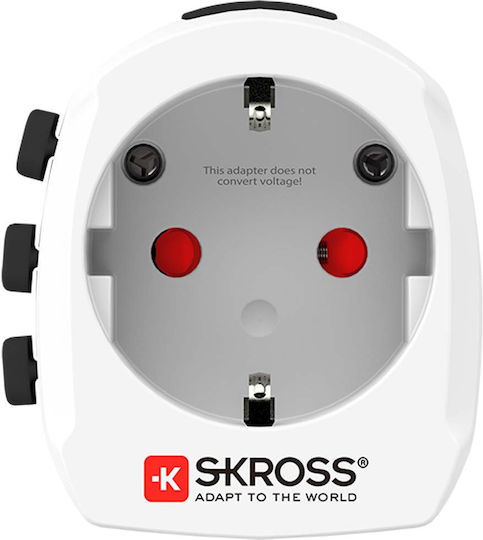 Skross Αντάπτορας Πρίζας από Universal σε Universal