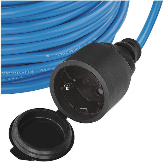 Emos 1 Platz mit Kabel 10m Blau