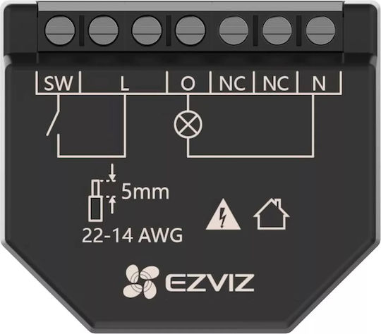 Ezviz Интелигентен Превключвател 1 Канал Wi-Fi