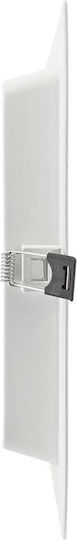 Geyer Square Recessed LED Panel 24W with Cool White Light 6500K 22.4x22.4cm