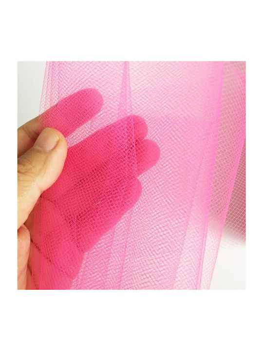 Alista Home Ύφασμα Διακόσμησης Τούλι Pink