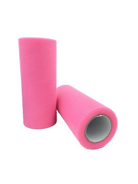 Alista Home Ύφασμα Διακόσμησης Τούλι Pink
