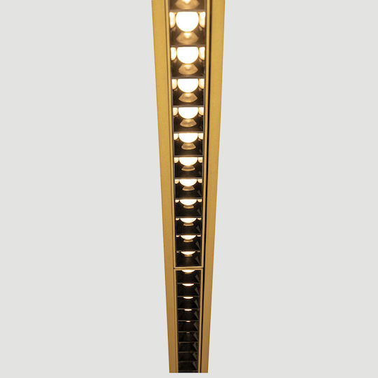 Zambelis Lights Commercial Linear LED Ceiling Light 8W L22xD4.5xH2.3cm