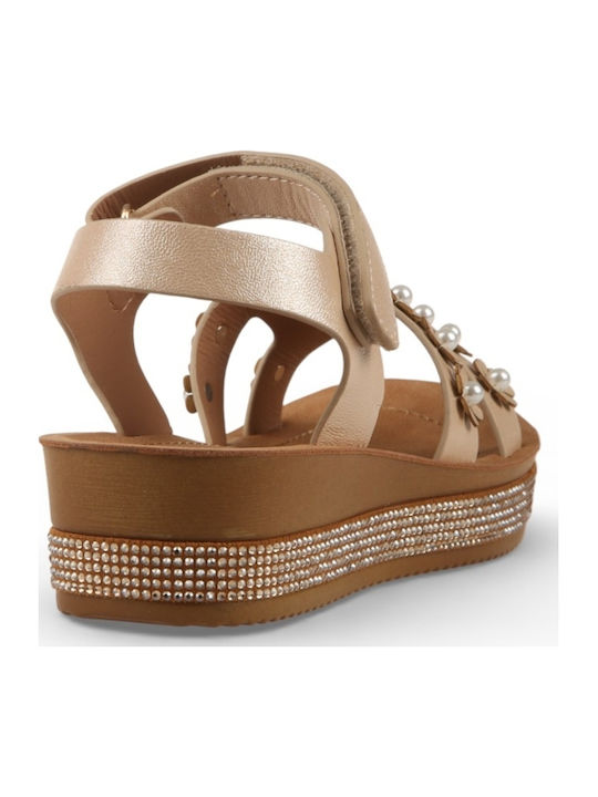 Kindersandalen Beige