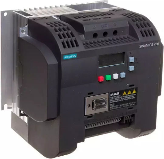Siemens Sinamics V20 Ρυθμιστής Στροφών Basic Converter 5.5KW Unfiltered 5.5kW 6SL32105BE255UV0