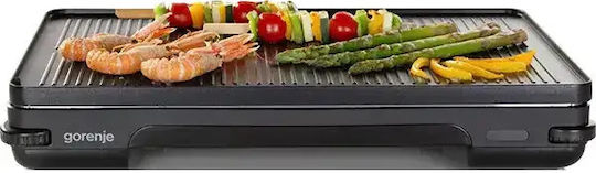 Gorenje Tabletop Grătar Electric Raclette Placă Striată 1800W cu Termostat Reglabil 49bucx32.5buccm