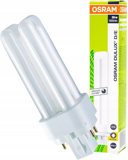 Osram Fluorescent Lamp For Bulb Base G24Q 26W