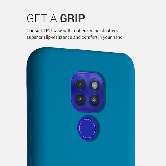 KWmobile Back Cover Σιλικόνης Πράσινο (Moto E7 Plus)