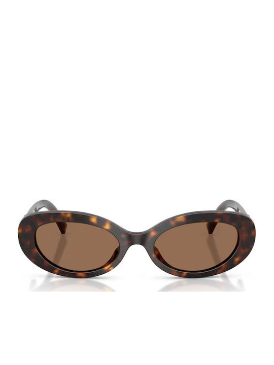 Dolce & Gabbana Unisex Sunglasses With Gold Tartaruga Horn-Rimmed Frame And Brown Lenses DG4537 502/73
