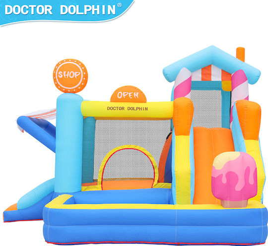 Fun Baby Inflatable with Trampoline and Slide for Age 4-6