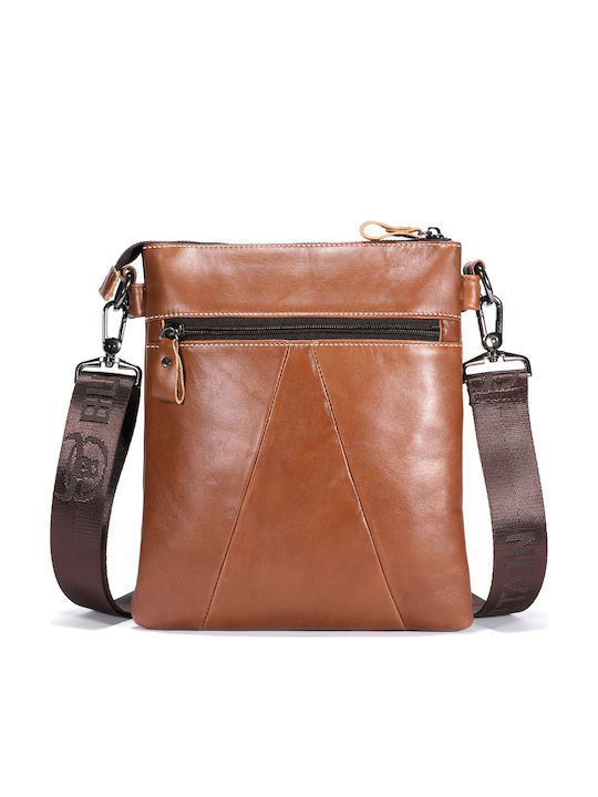 Leather Men's Bag Shoulder / Crossbody Brown