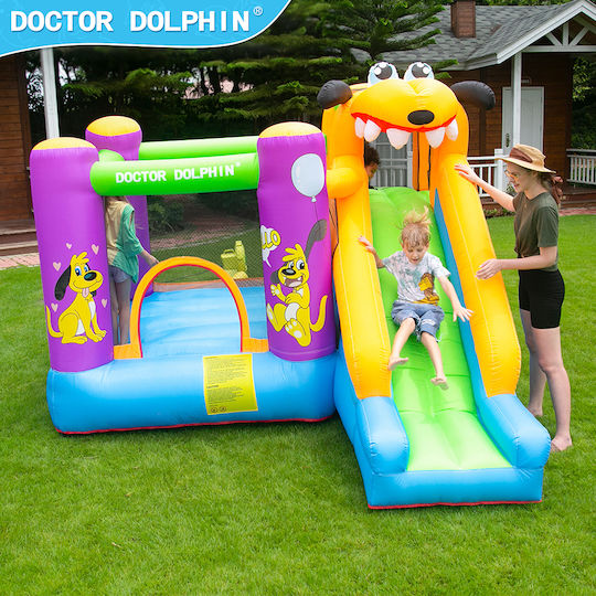 Fun Baby Inflatable with Trampoline & Slide for Ages 3+
