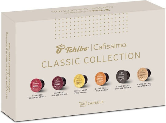 Tchibo Κάψουλες Espresso Decaffeine Συμβατές με Μηχανή Cafissimo 60caps
