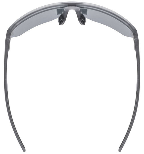 Uvex Endura Cycling Glasses with Gray Frame and Mirror Lenses