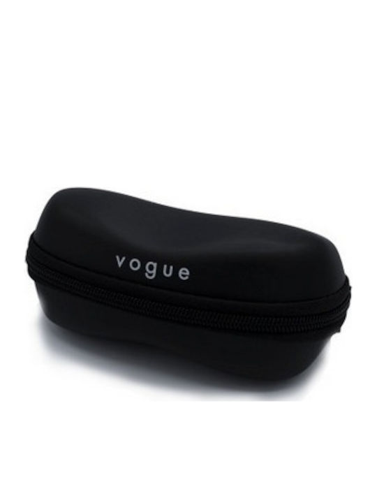 Vogue Unisex Sunglasses with Black Horn-Rimmed Frame and Black Lens VO5706SB W44/81